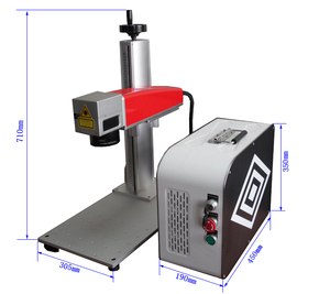 Dynamic 3D 100W Fiber Marking Machine JPT Mopa