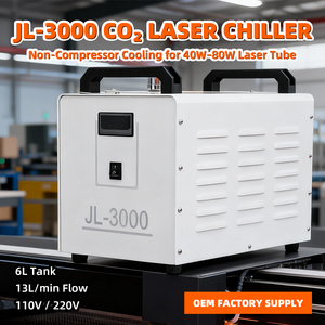 JL-3000 Portable CO2 Laser Chiller Blue Penguin